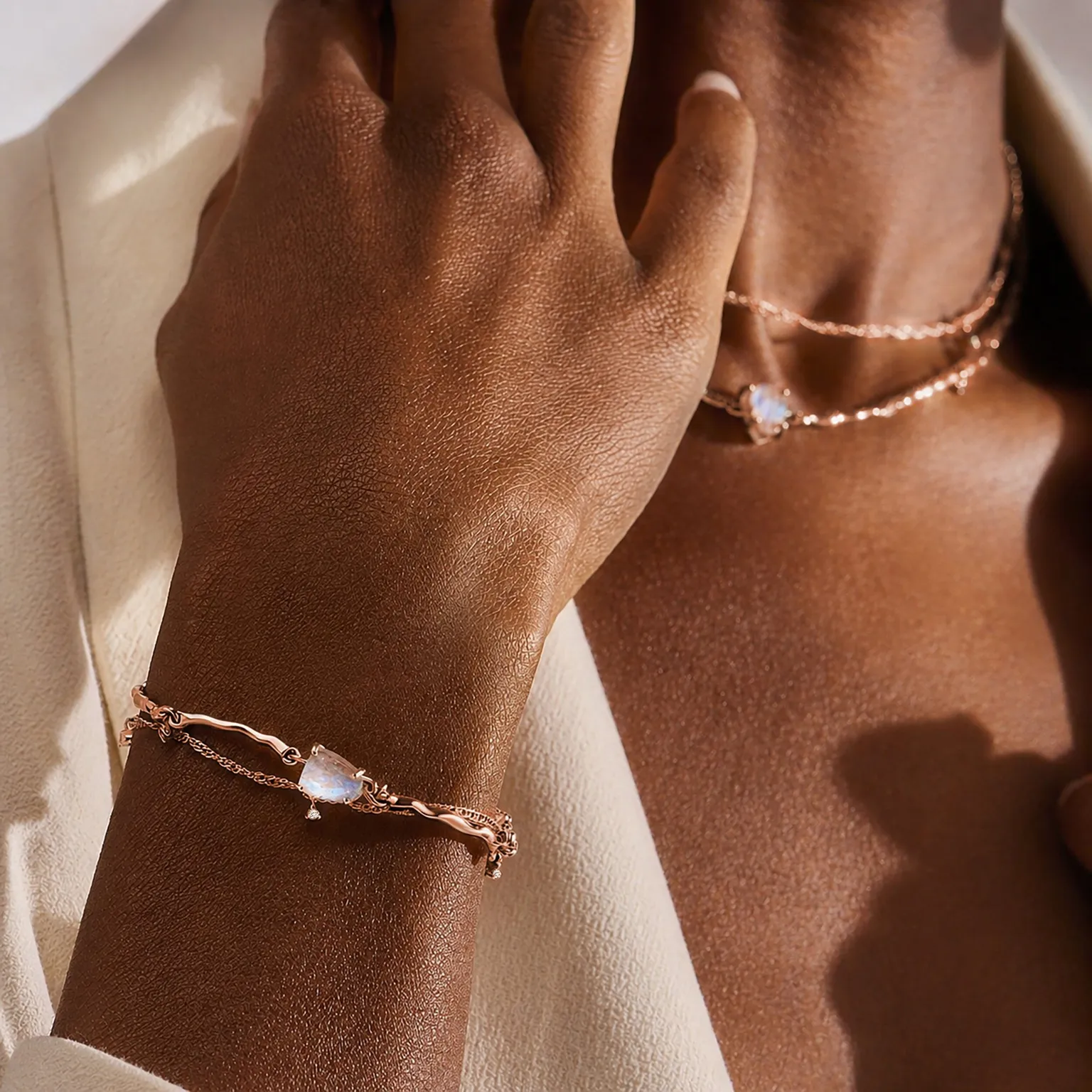Moonstone Bracelet - Flow