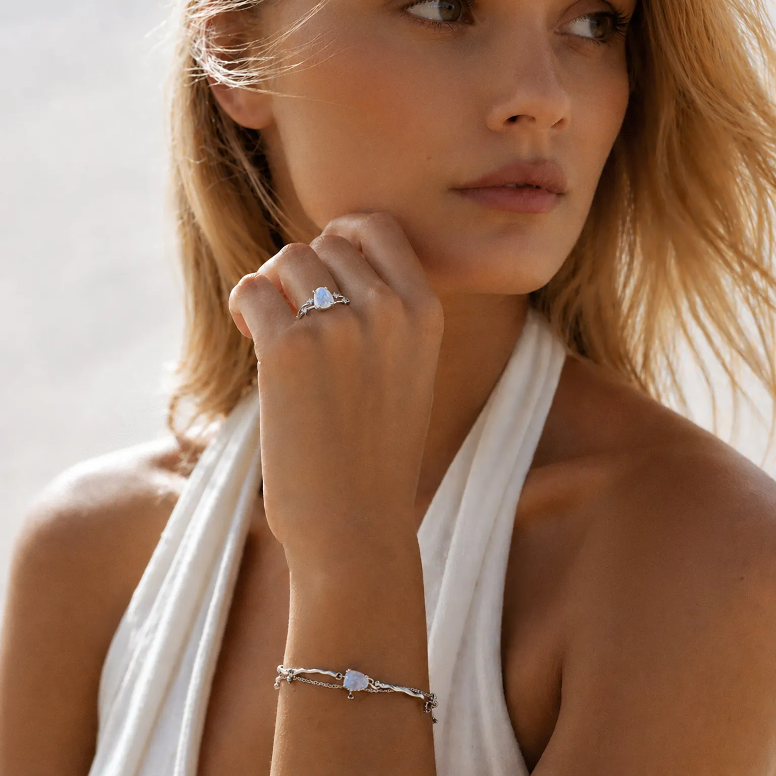Moonstone Bracelet - Flow