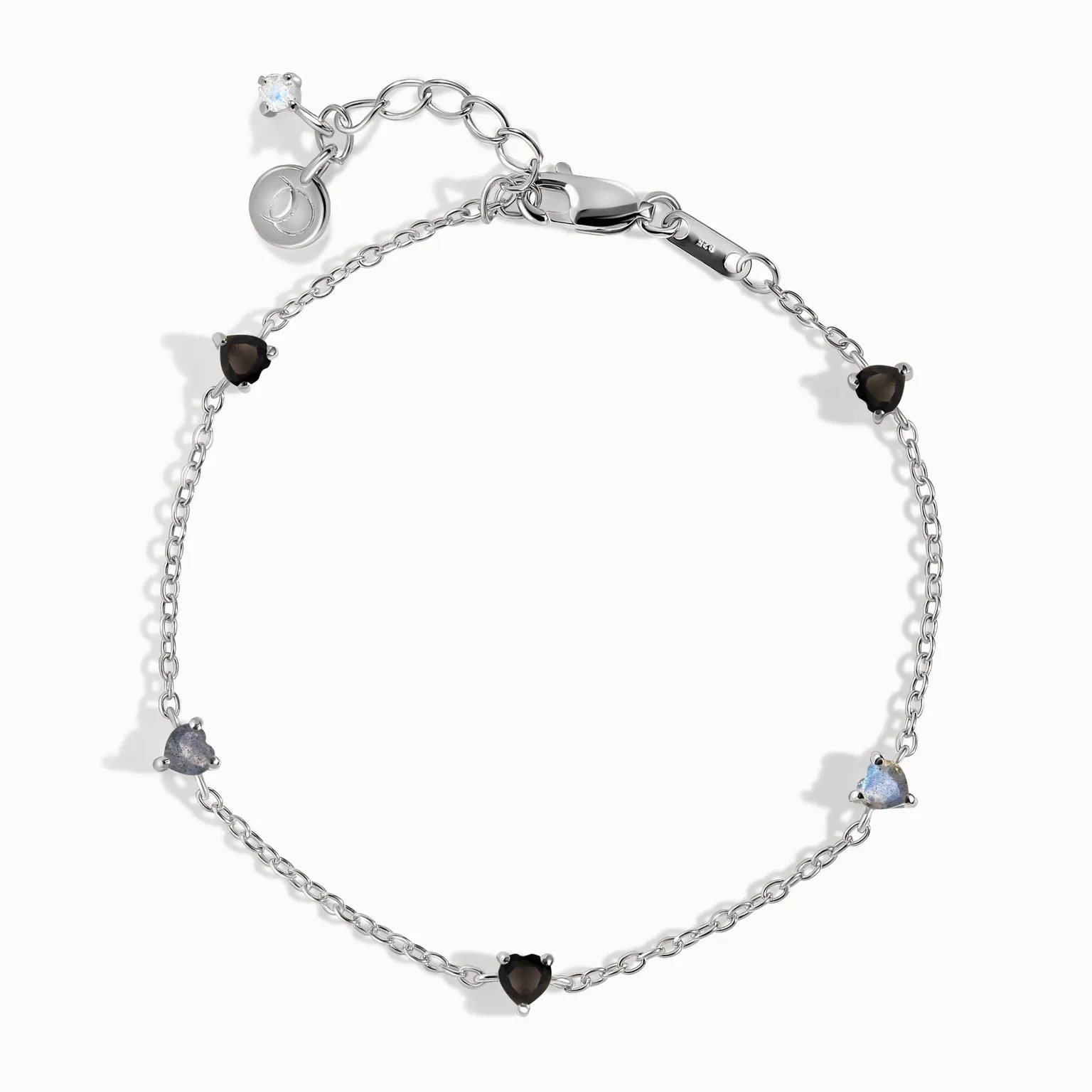 Black Obsidian Labradorite Bracelet - Crush