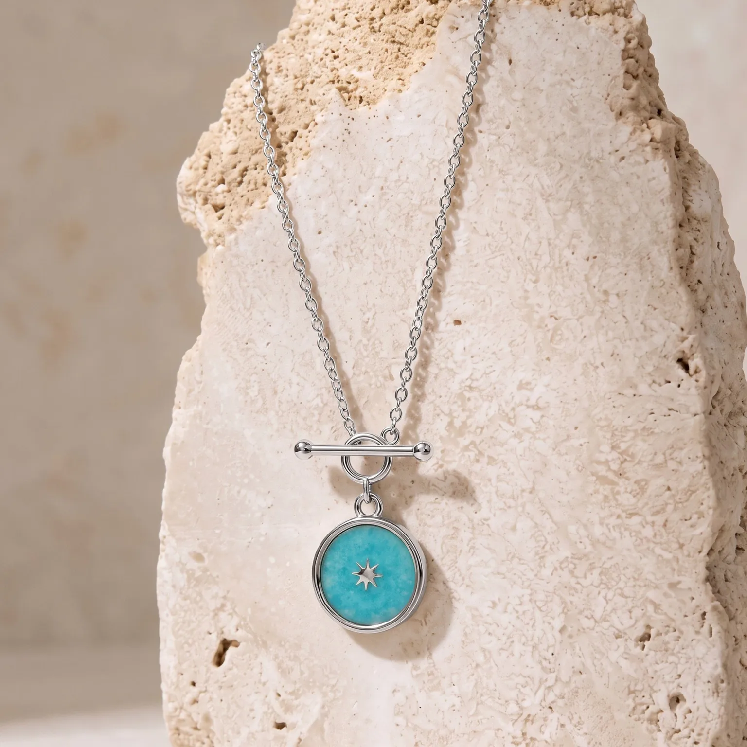 Amazonite T-Lock Necklace - Sol