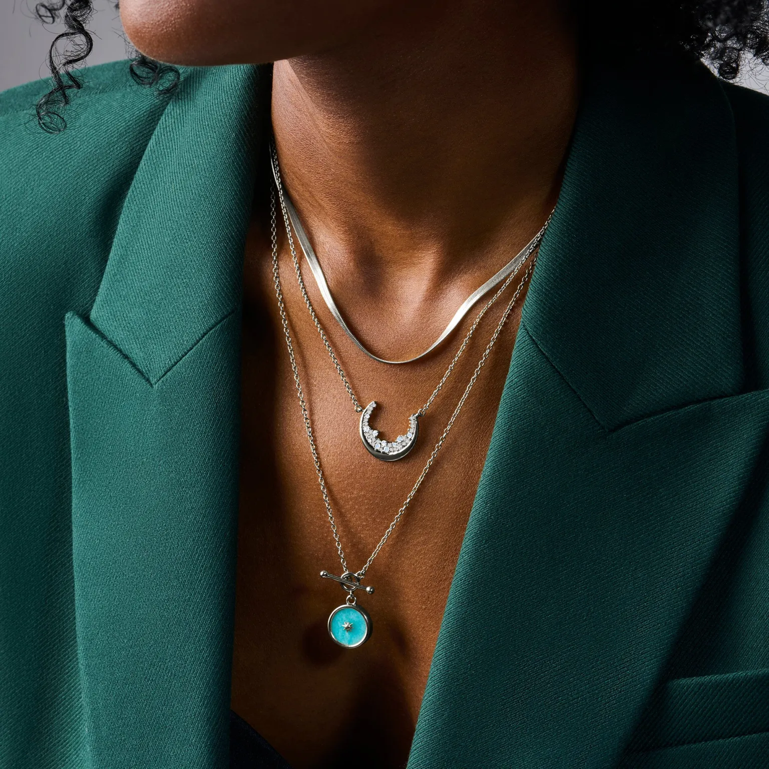 Amazonite T-Lock Necklace - Sol