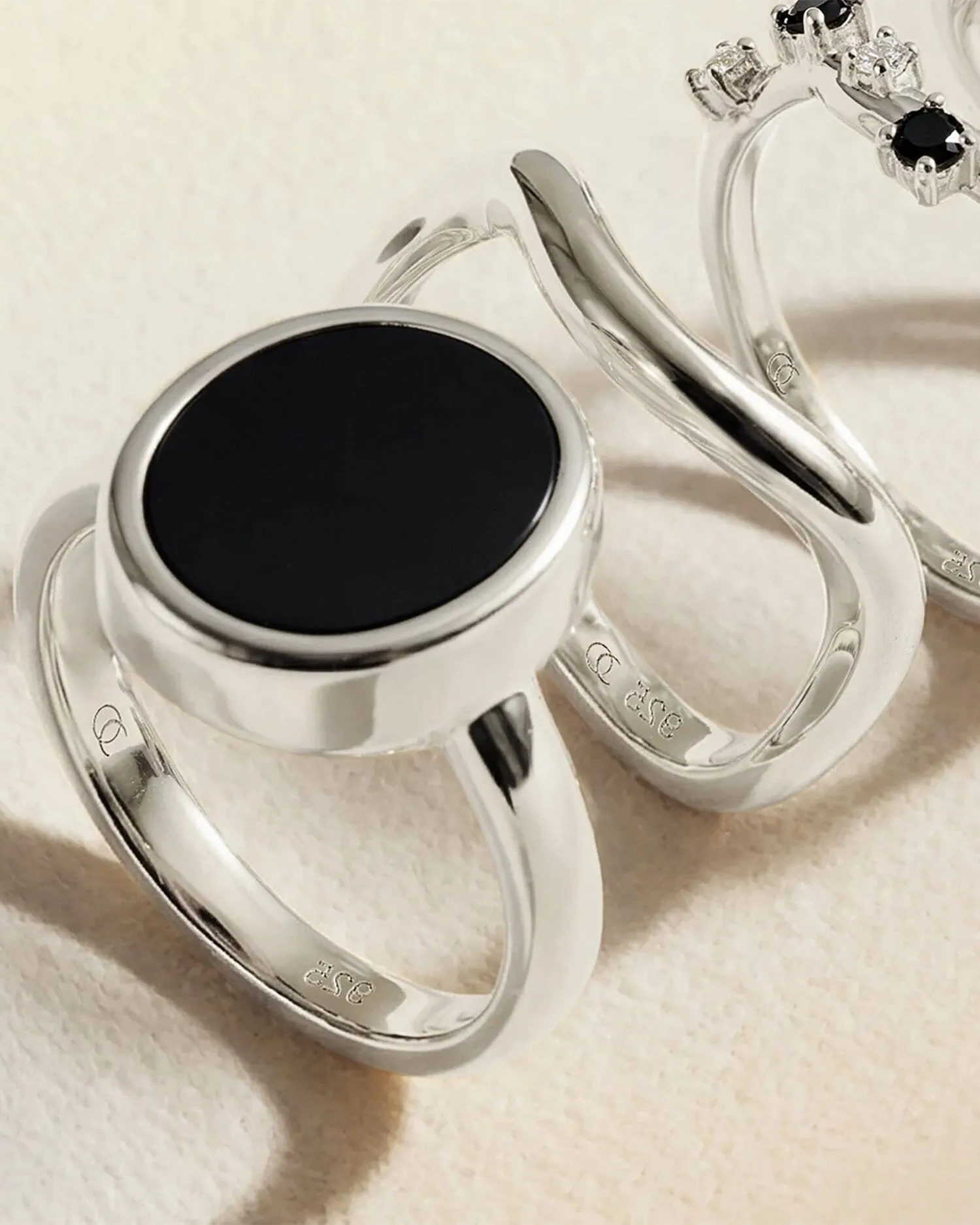 Black Onyx Ring - Enfolded