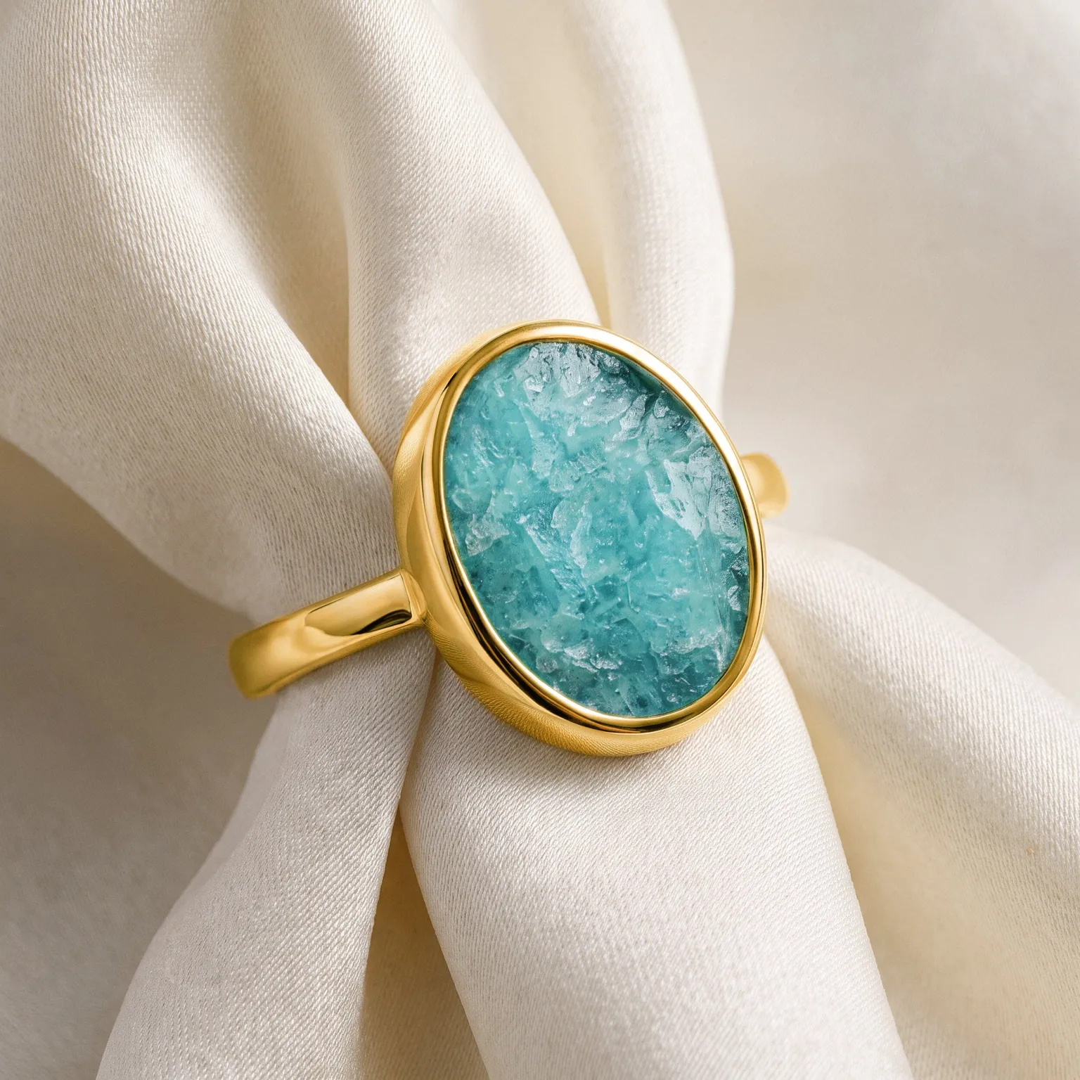 Amazonite Ring - Enfolded